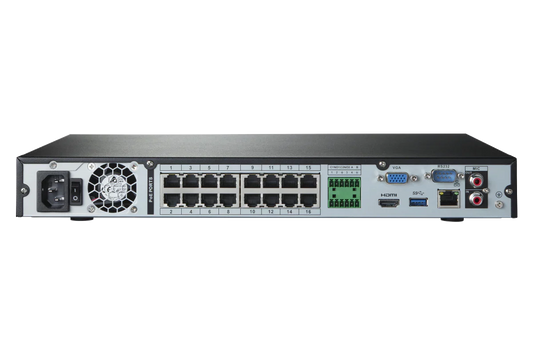 Nocturnal Series Lorex Elite Series NVR with N3 (Nocturnal Series) IP Bullet Cameras - 4K 32-Channel 8TB Wired System