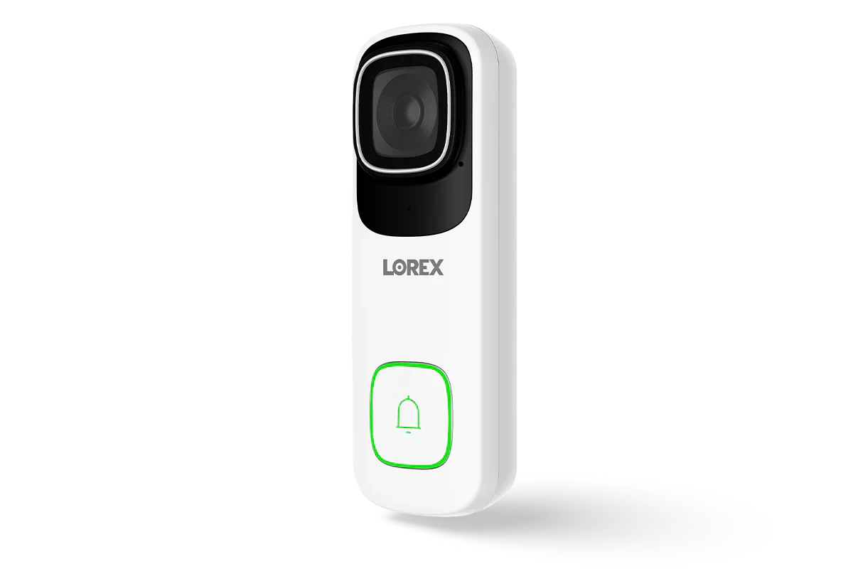 Lorex doorbell camera on a white background