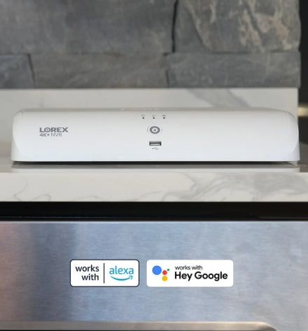 A Series Lorex Fusion Series 4K 16 Channel (8 Wired + 8 Fusion Wi-Fi) 2TB Wired System with A4 Wired 2K IP Dome Cameras