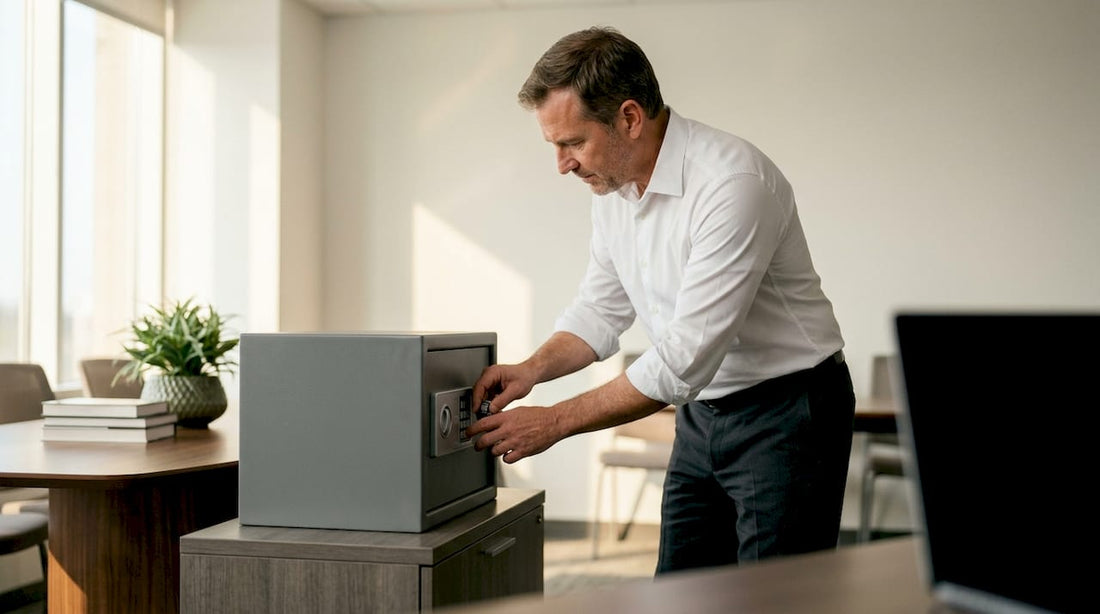 Security manager operating dual-lock safe