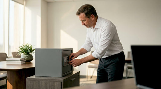 Security manager operating dual-lock safe