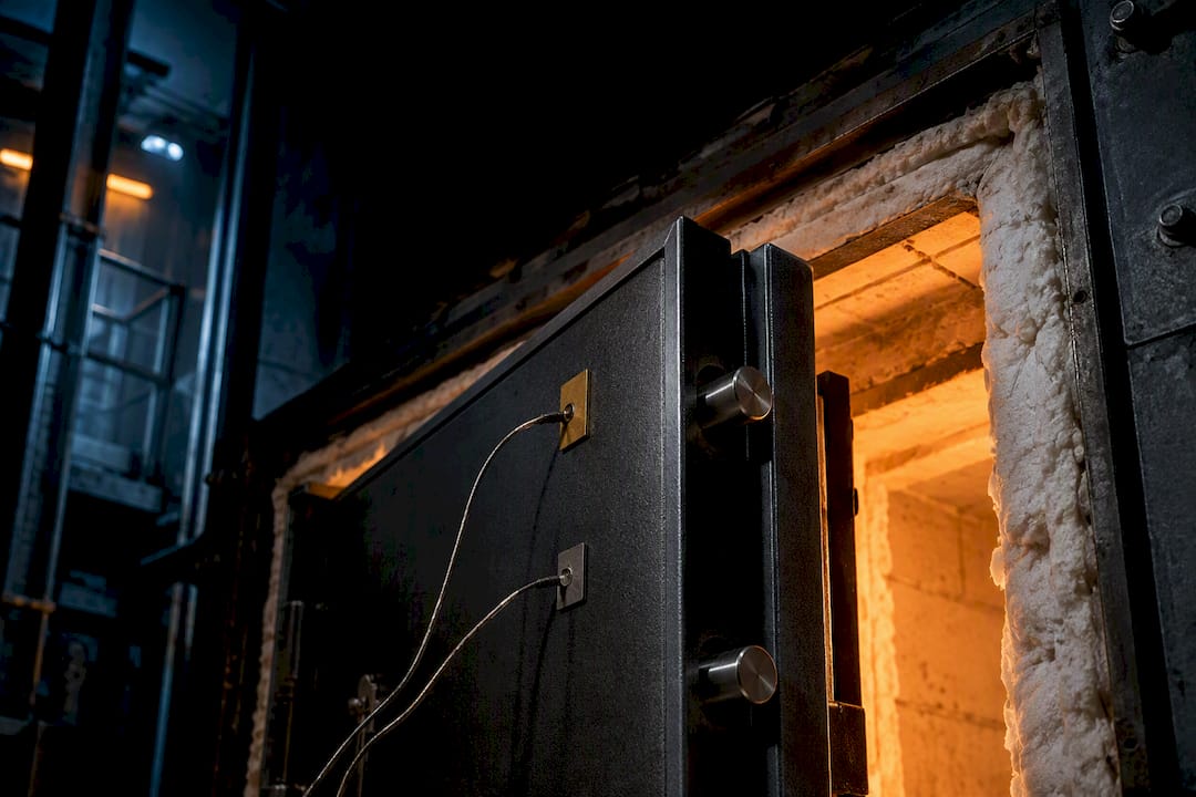 Anonymous safe edge inside fire test chamber