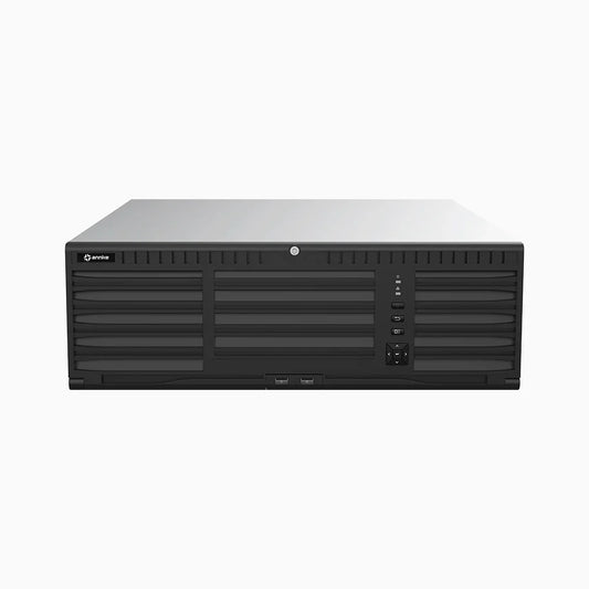 ANNKE 4K 128-Channel Non-PoE NVR Recorder, 32MP Resolution, 16 Hard Drive Bays, 576Mbps, 3U, 4 x NIC, Up to 160 TB Storage