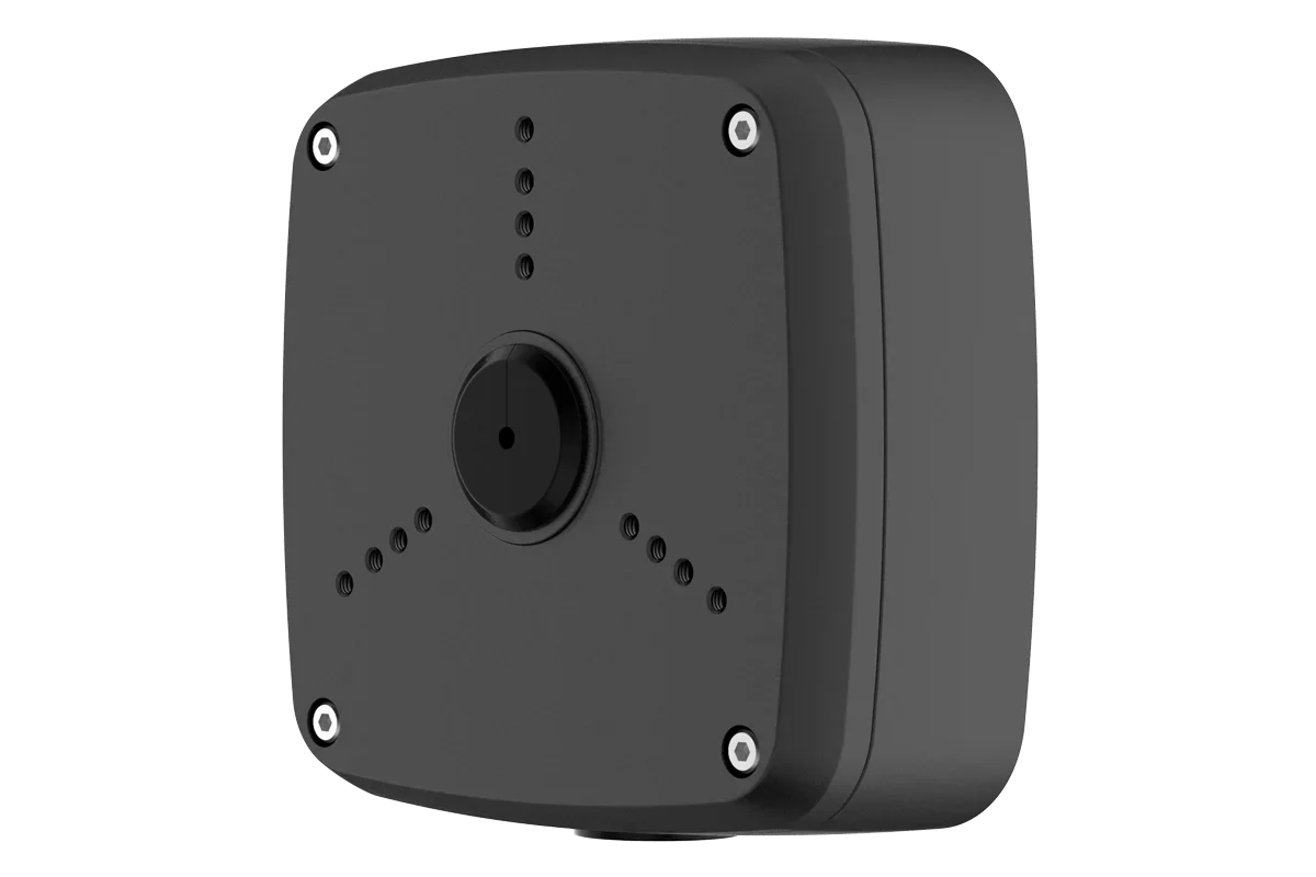Outdoor Square Junction Box for 3 Screw Base Cameras (Metal)