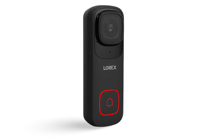 Lorex 4K wired Wi‑Fi video doorbell with 32GB and cloud support