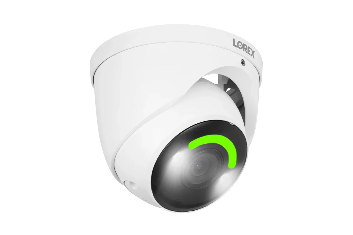 H Series Lorex Fusion Series 4K 16 Camera Capable (Wired or Fusion Wi-Fi) 4TB Wired NVR System with H16 IP Dome Cameras