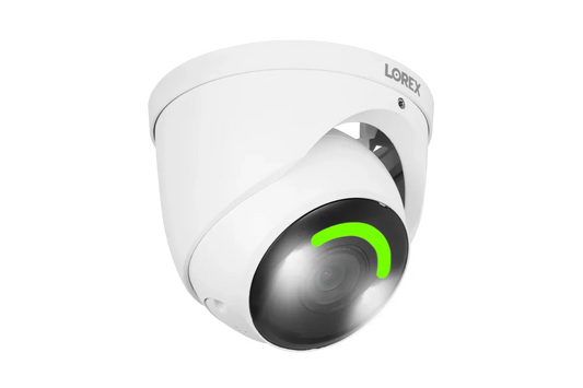 H Series Lorex Fusion Series 4K 16 Camera Capable (Wired or Fusion Wi-Fi) 4TB Wired NVR System with H16 IP Dome Cameras
