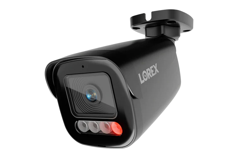 Lorex Series X Connect X5 4K PoE Bullet Camera with AI Color Night Vision - White/Black