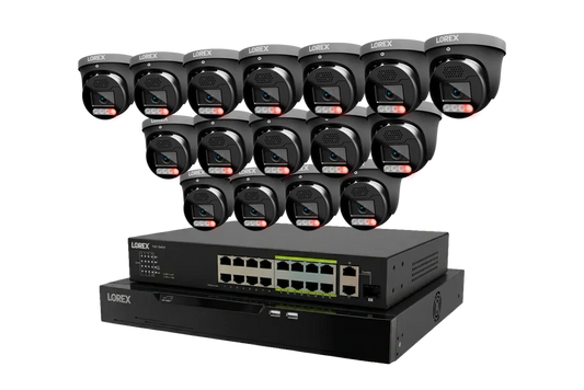 Lorex Connect X Series 4K 32-Channel Wired NVR System with X5 Turret Security Cameras - 8TB
