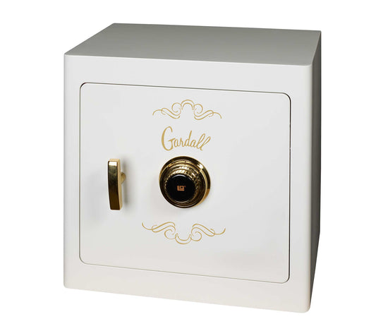 Gardall JS1718-W-C Jewelry Safe – Elegant Home Jewelry Storage Safe with Velvet Drawers