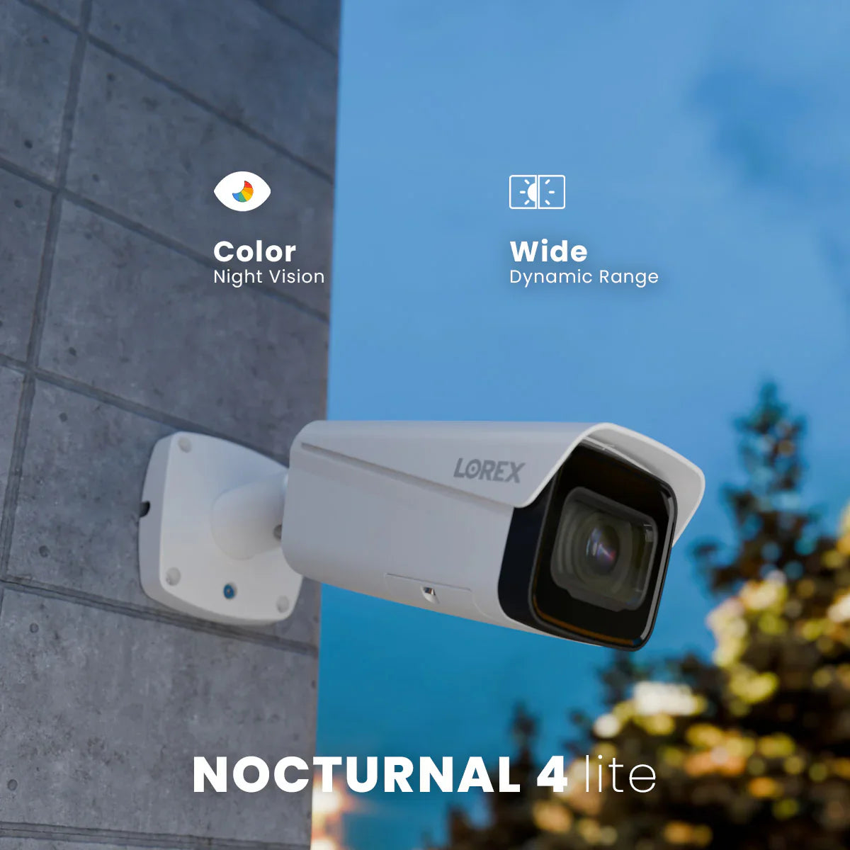Nocturnal Series Lorex Elite Series 32-Channel (8TB) 4K IP System with Nocturnal N4 Lite Bullet Cameras and PoE Switch
