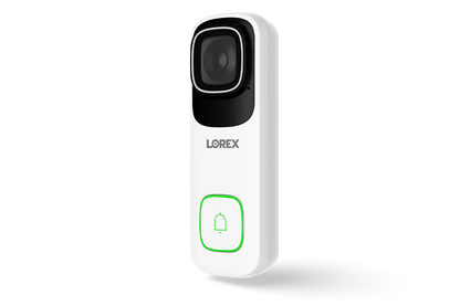 Lorex doorbell camera on a white background
