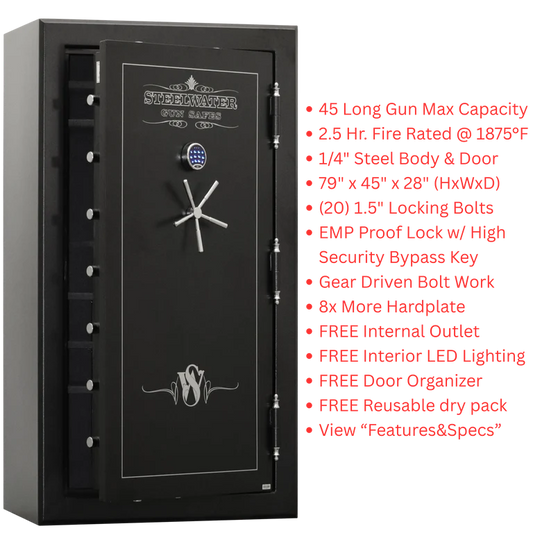 Steelwater Safe Series for 45 Long Gun Safe