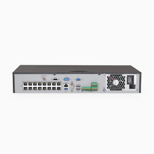 ANNKE H800 - 4K 32 Channel PoE Security System with 8 Bullet & 16 Turret Cameras, Human & Vehicle Detection