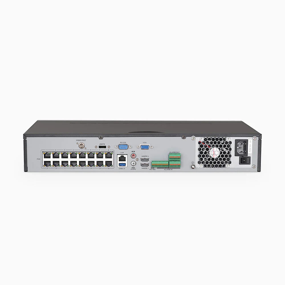 ANNKE H800 - 4K 32 Channel PoE Security System with 26 Bullet & 6 Turret Cameras, Human & Vehicle Detection, Color & IR Night Vision, Built-in Mic, RTSP Supported, 16-Port PoE Switch Included