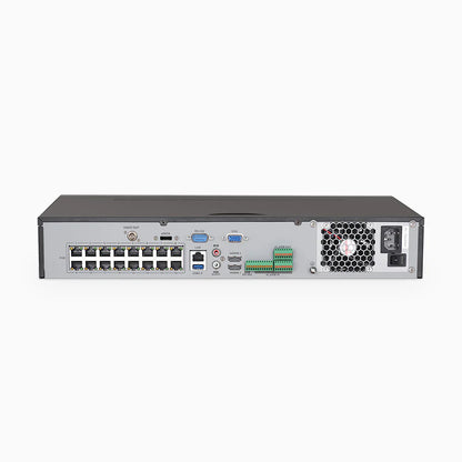 ANNKE H800 - 4K 32 Channel PoE Security System with 12 Bullet & 12 Turret Cameras, Human & Vehicle Detection, Color & IR Night Vision, Built-in Mic, RTSP Supported, 16-Port PoE Switch Included
