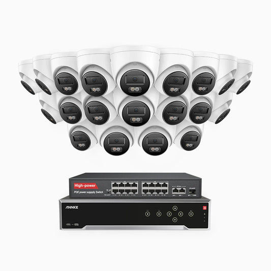 ANNKE H1200 4K PoE Security Camera System – 20-Camera NVR Security System