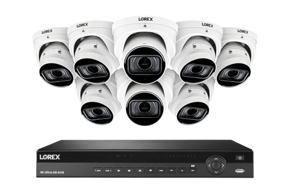 Lorex Elite Series 16-Channel 4K IP Security System – 4TB NVR, Nocturnal N4 Lite Turret Cameras