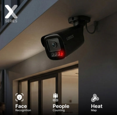 Lorex Connect X Series 4K 32-Channel Wired NVR System with X5 Bullet Security Cameras - 8TB