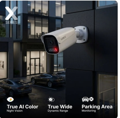 Lorex Connect X Series 4K 32-Channel Wired NVR System with X5 Bullet Security Cameras - 8TB