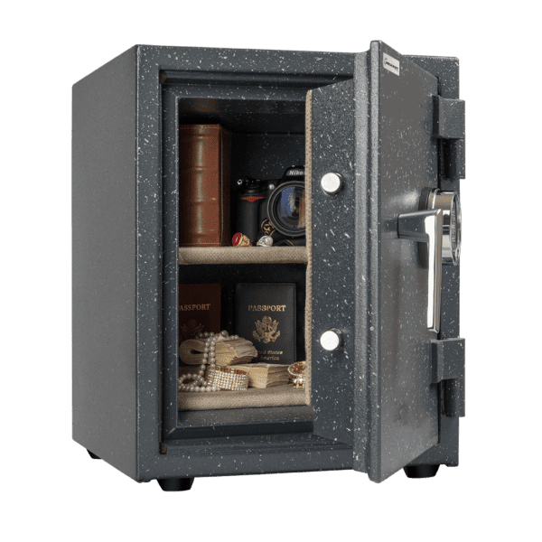 American Security UL1511 UL‑listed 2‑hour home fire safe with solid steel body, fireproof insulation, and secure locking system for residential valuables.”