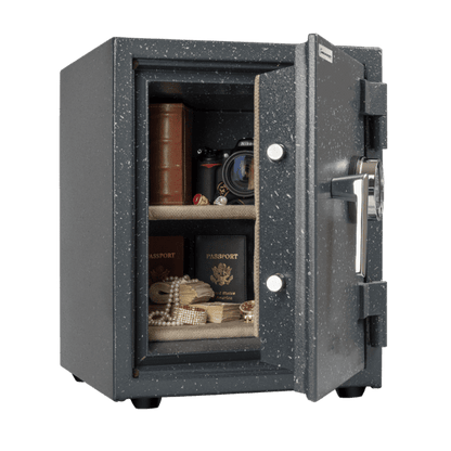 American Security UL1511 UL‑listed 2‑hour home fire safe with solid steel body, fireproof insulation, and secure locking system for residential valuables.”