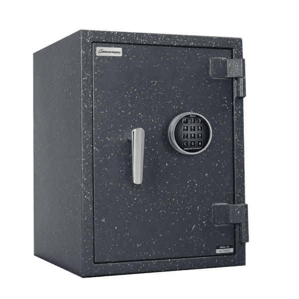 American Security UL1812 UL‑listed 2‑hour fire home safe with solid steel body, fireproof insulation, and secure locking system for residential valuables