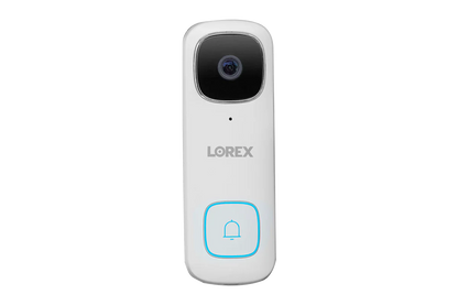 Lorex security camera on a white background