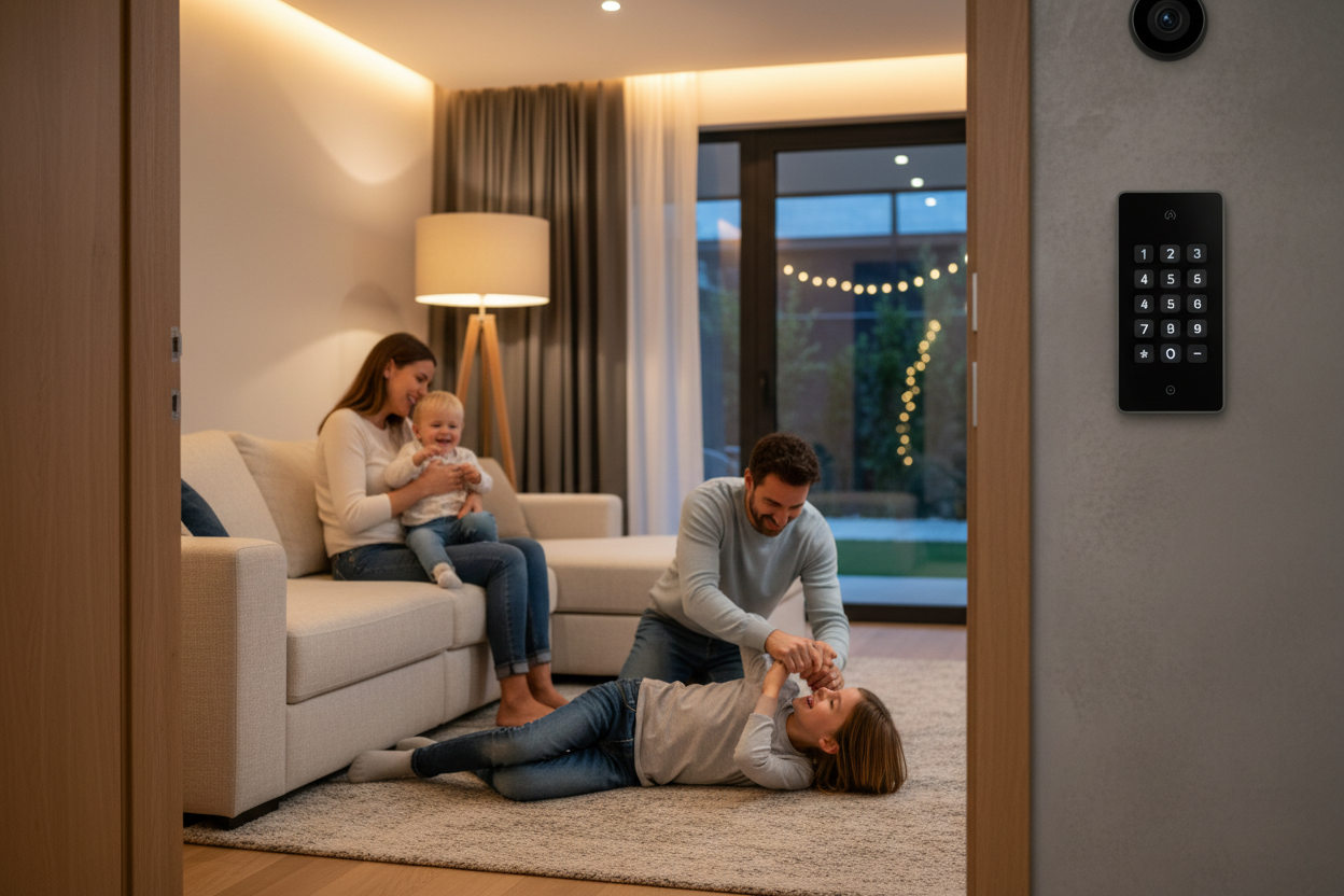 Family Feeling Safe at Home