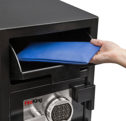 FireKing Depository Safe - High Security Lock with Drop Slot