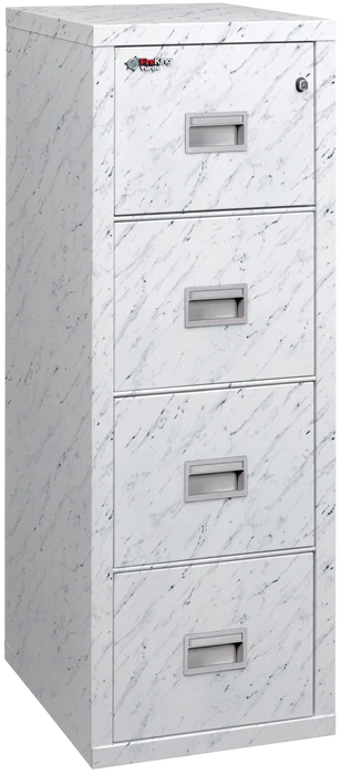 FireKing Turtle Designer Series - Space Saving Vertical File Cabinet - 1-Hour Fire Rated - 2 or 4 Drawers
