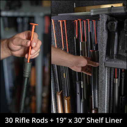 Heavy on Long Guns Gun Safe Accessories Bundle