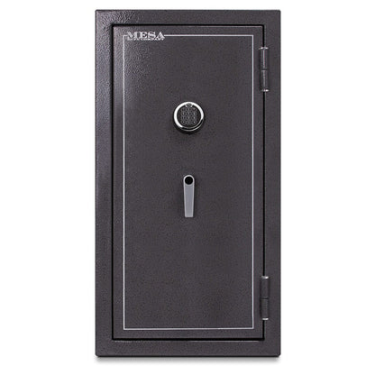Mesa Safe MBF3820 burglary and fire resistant safe with electronic lock, steel construction

MBF3820 2-hour fire rated safe, burglary-resistant design, charcoal gray finish

Mesa Safe MBF3820 secure storage safe, electronic keypad lock, heavy-duty steel body

Burglary and fire safe MBF3820 with upholstered interior and adjustable shelving

Mesa Safe MBF3820 large capacity safe, 40-inch height, 22-inch width, 22-inch depth

MBF3820 Mesa Safe with reinforced door, multiple locking bolts, and anchor-ready desi