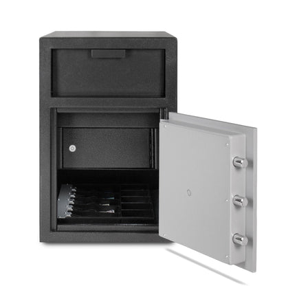 Mesa Safe MFL2731EE Depository Safe – Burglary Resistant, Front Loading Deposit, Electronic Lock, Steel Construction