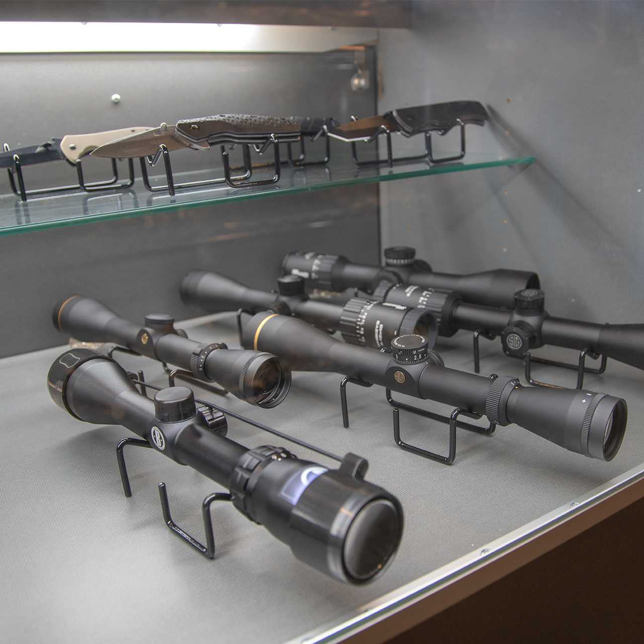 Scope Suppressor Display Stands