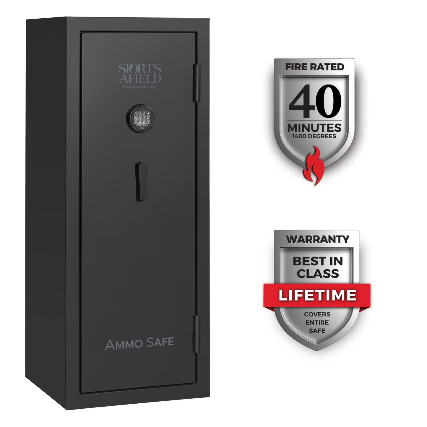 Sports Afield Safe SA5520LZ-AMG 40-Min Fire Safe