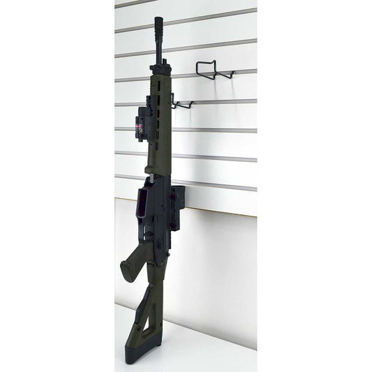 Vertical Gun Hooks - Slatwall / Pegboard Gun Display Rack - 10 Pack
